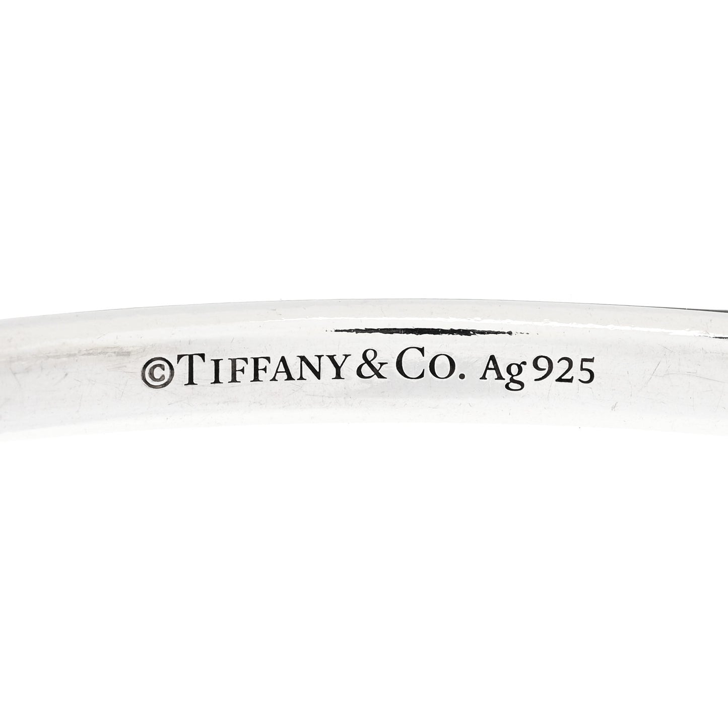 Sterling Silver Narrow Makers Cuff Bracelet