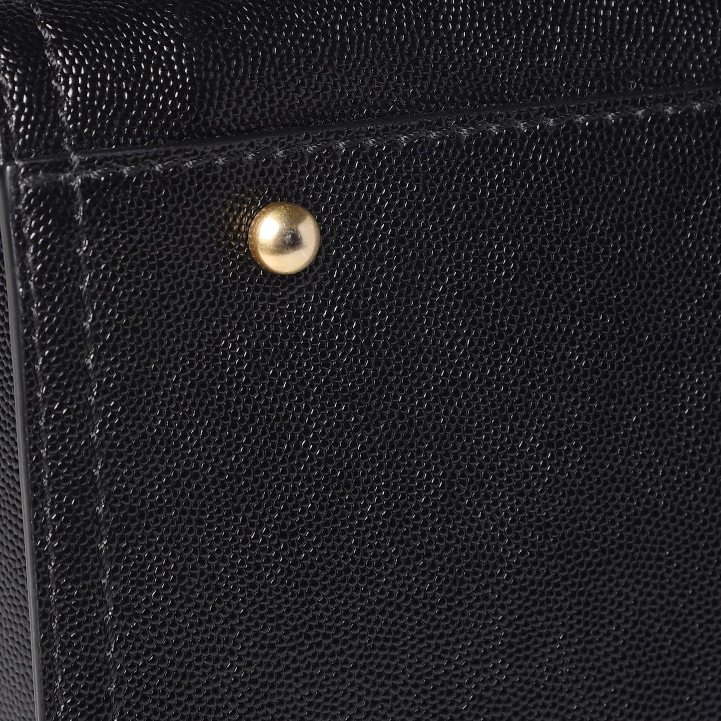 Caviar Small Studded Deauville Tote Black