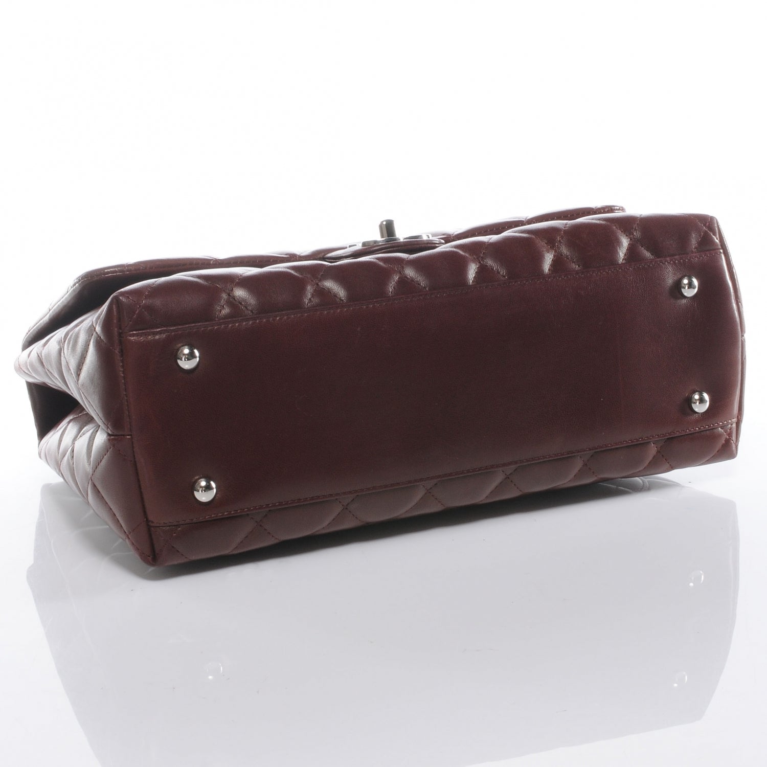 Chanel Lambskin Kelly Jumbo Flap Bag Bordeaux 4 of 8
