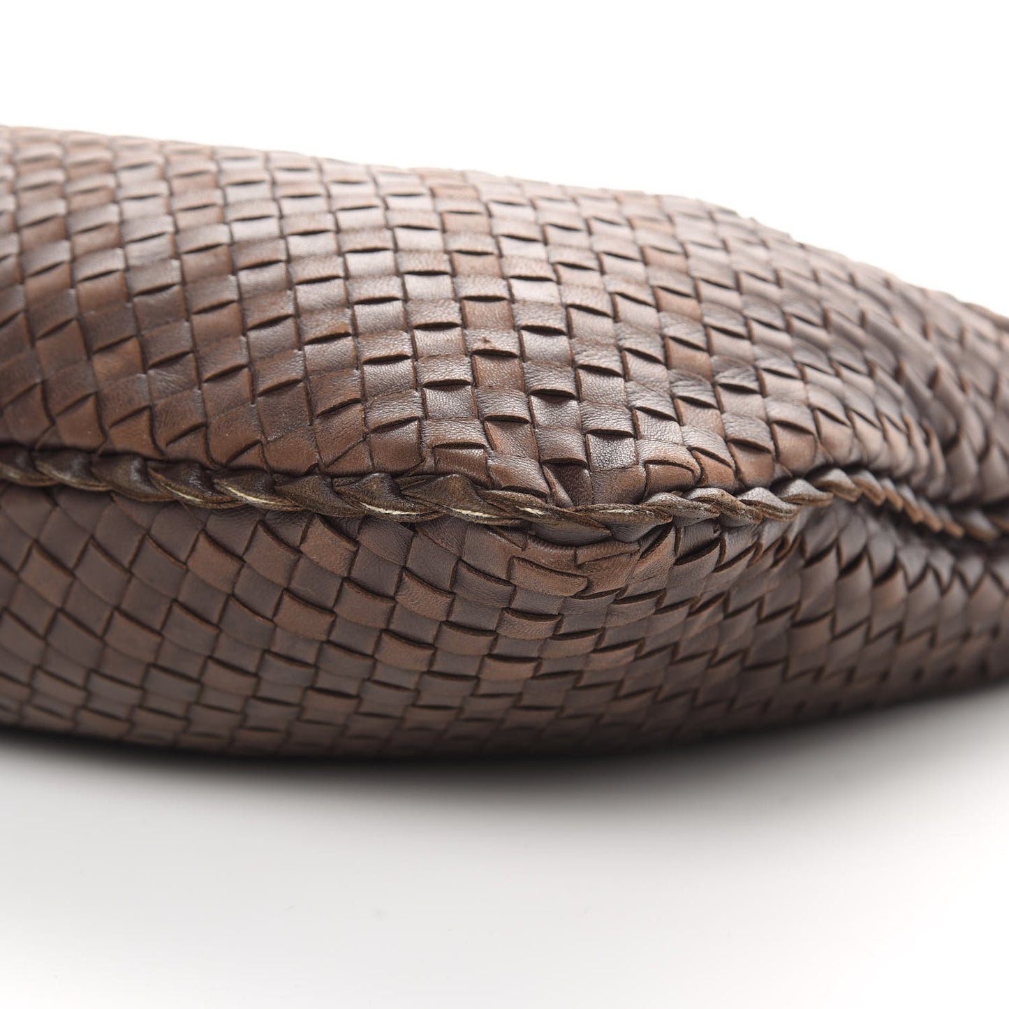 Nappa Intrecciato Large Veneta Hobo Ebano