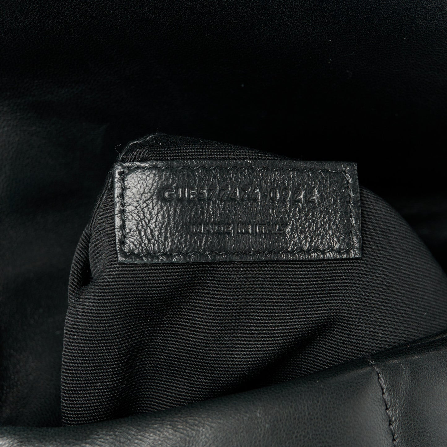 Lambskin Quilted Monogram Monochrome Small Loulou Puffer Chain Satchel Black