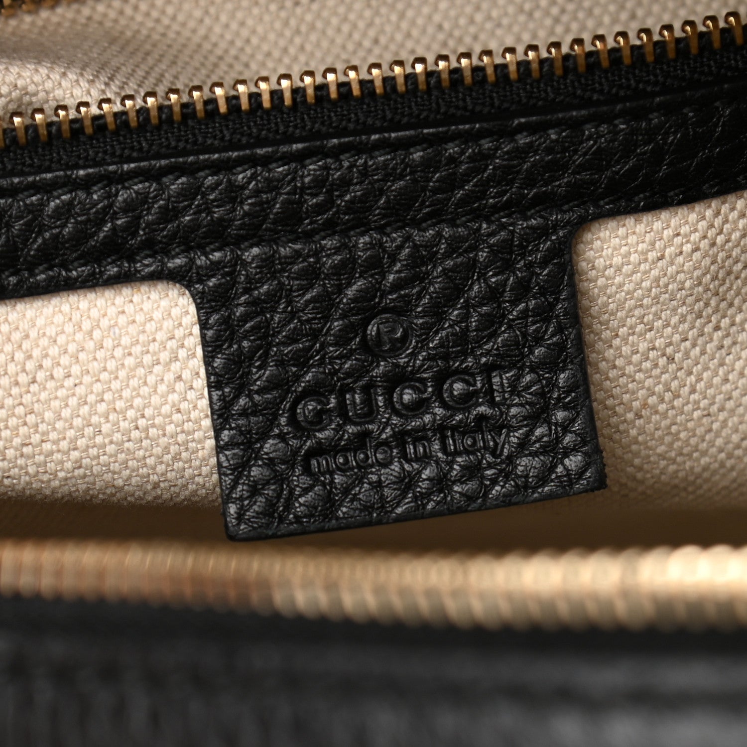 Gucci Calfskin Vintage Web Medium Boston Black 6 of 10