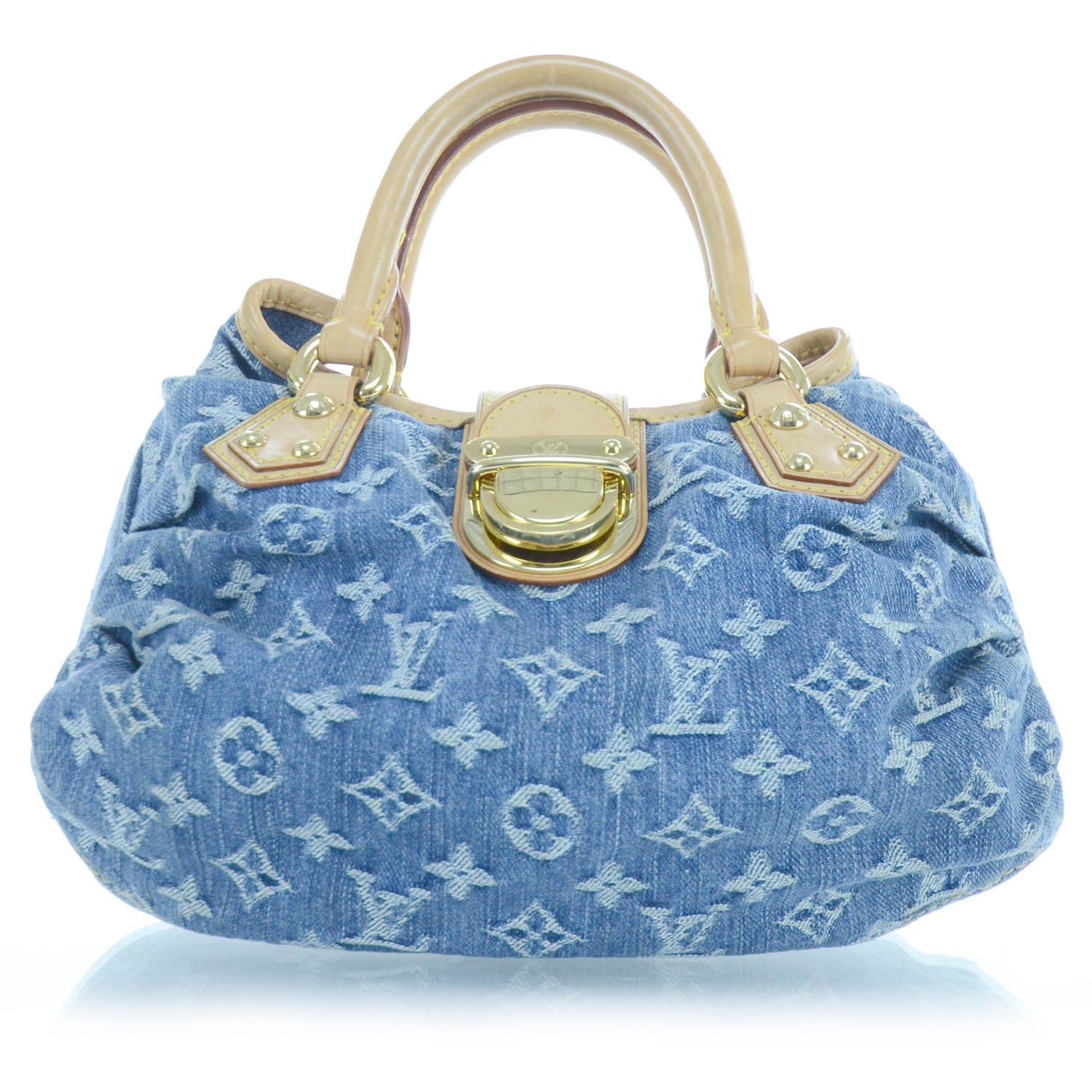Louis Vuitton Denim Pleaty Blue 1 of 11
