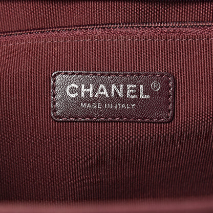 Chanel Patent Quilted Travel Bag Black 6 of 16