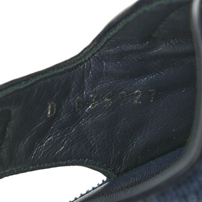 Chanel Velvet Velcro Dad Sandals 39 Blue 8 of 9