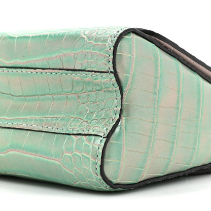 Louis Vuitton Alligator Mini Twist Shoulder Bag Turquoise 8 of 12