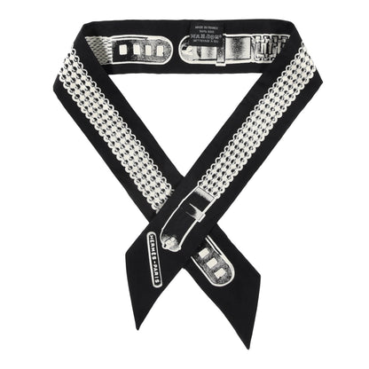 Hermes Silk Le Tresor De Medor Twilly Black White 1 of 4