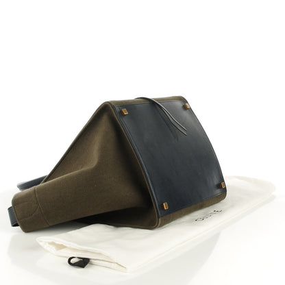 Celine Cotton Canvas Medium Phantom Luggage Olive 4 of 8