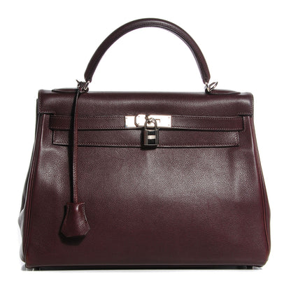 Hermes Evergrain Kelly Retourne 32 Havane 1 of 26