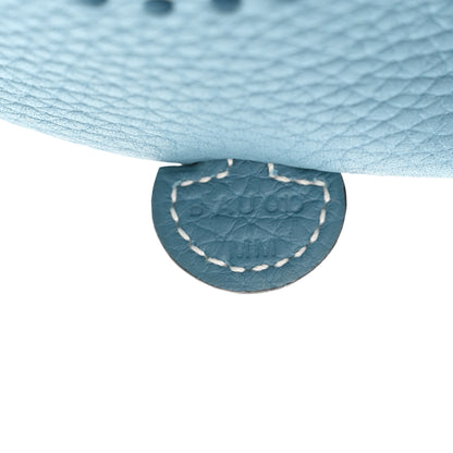Hermes Taurillon Clemence Evelyne TPM New Blue Jean 7 of 11