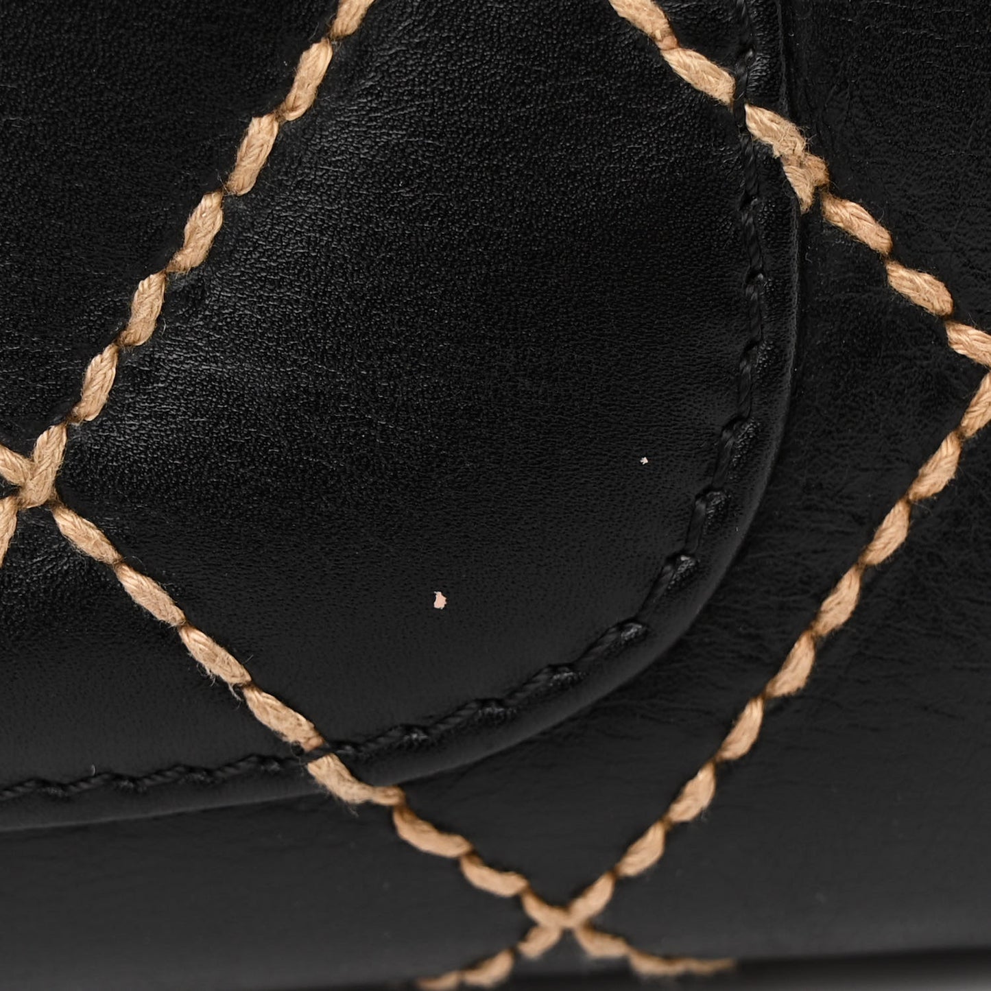 Calfskin Wild Stitch Vertical Top Handle Bag Black