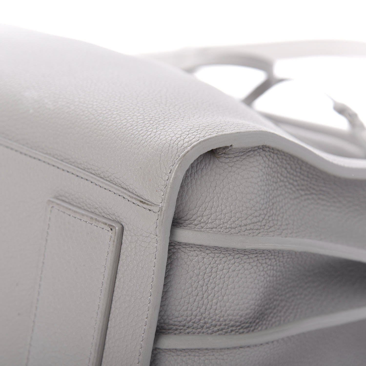 Saint Laurent Grained Calfskin Small Supple Sac De Jour Grey 13 of 13