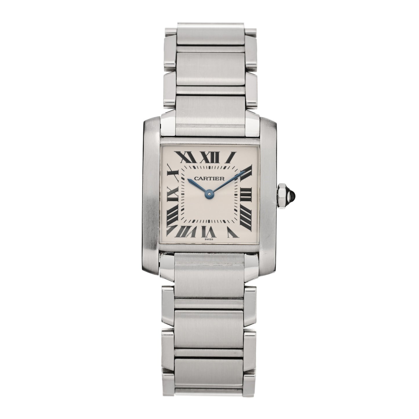 Stainless Steel 25mm Tank Francaise Quartz Watch
