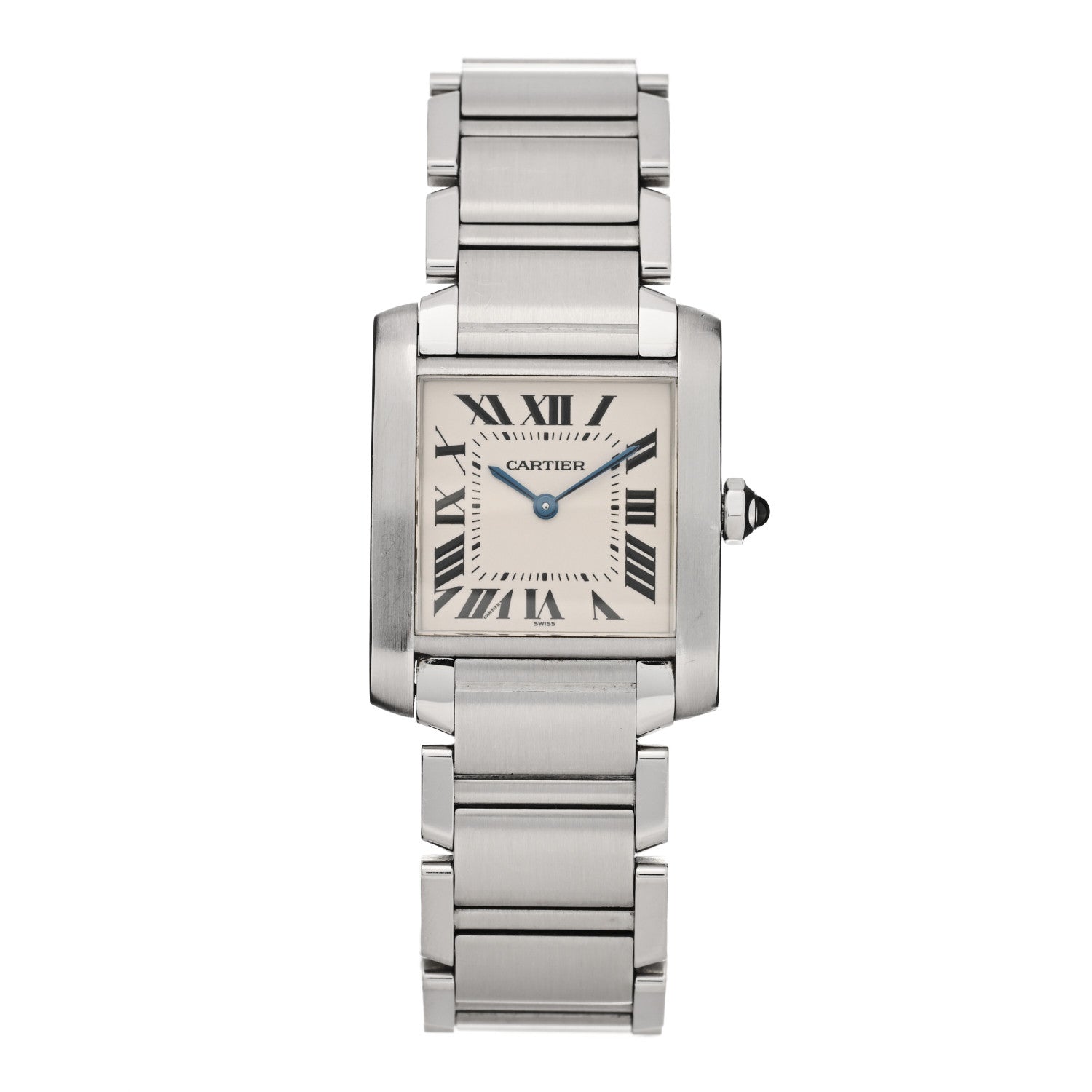 Cartier Stainless Steel 25mm Tank Francaise Quartz Watch 1 of 4
