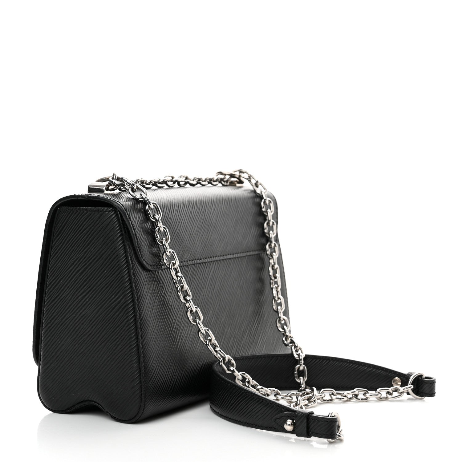 Louis Vuitton Epi Twist Shoulder Bag MM Black 4 of 11
