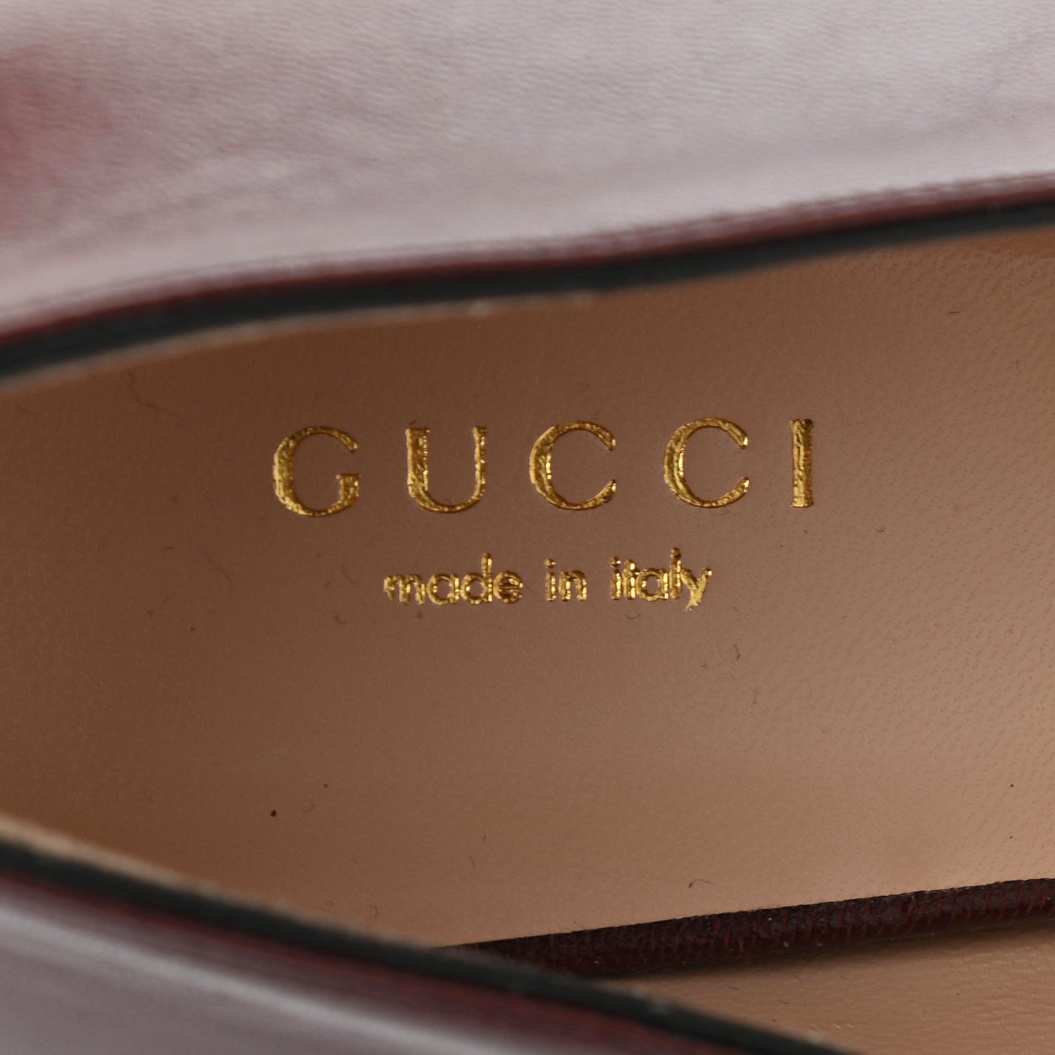 Gucci Malaga Kid Womens GG Marmont Loafers 38 Vintage Bordeaux 7 of 14