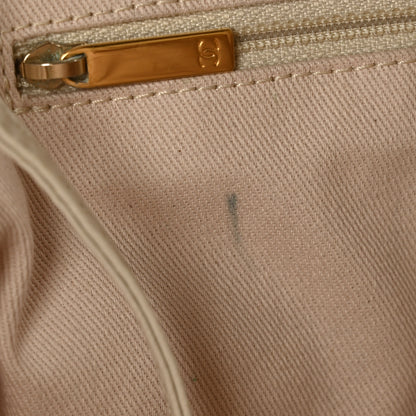 Chanel Mixed Fibers Calfskin Medium Deauville Tote Light Beige 8 of 13