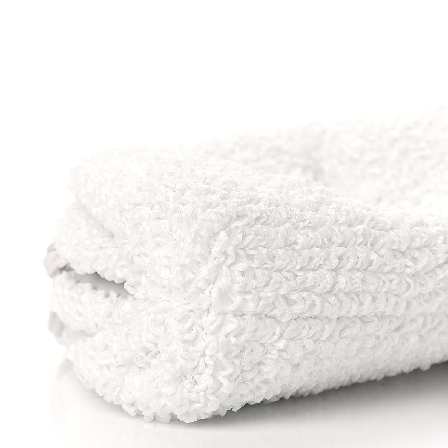 Bottega Veneta Boucle Curly Raffia The Mini Pouch White Chalk 6 of 7