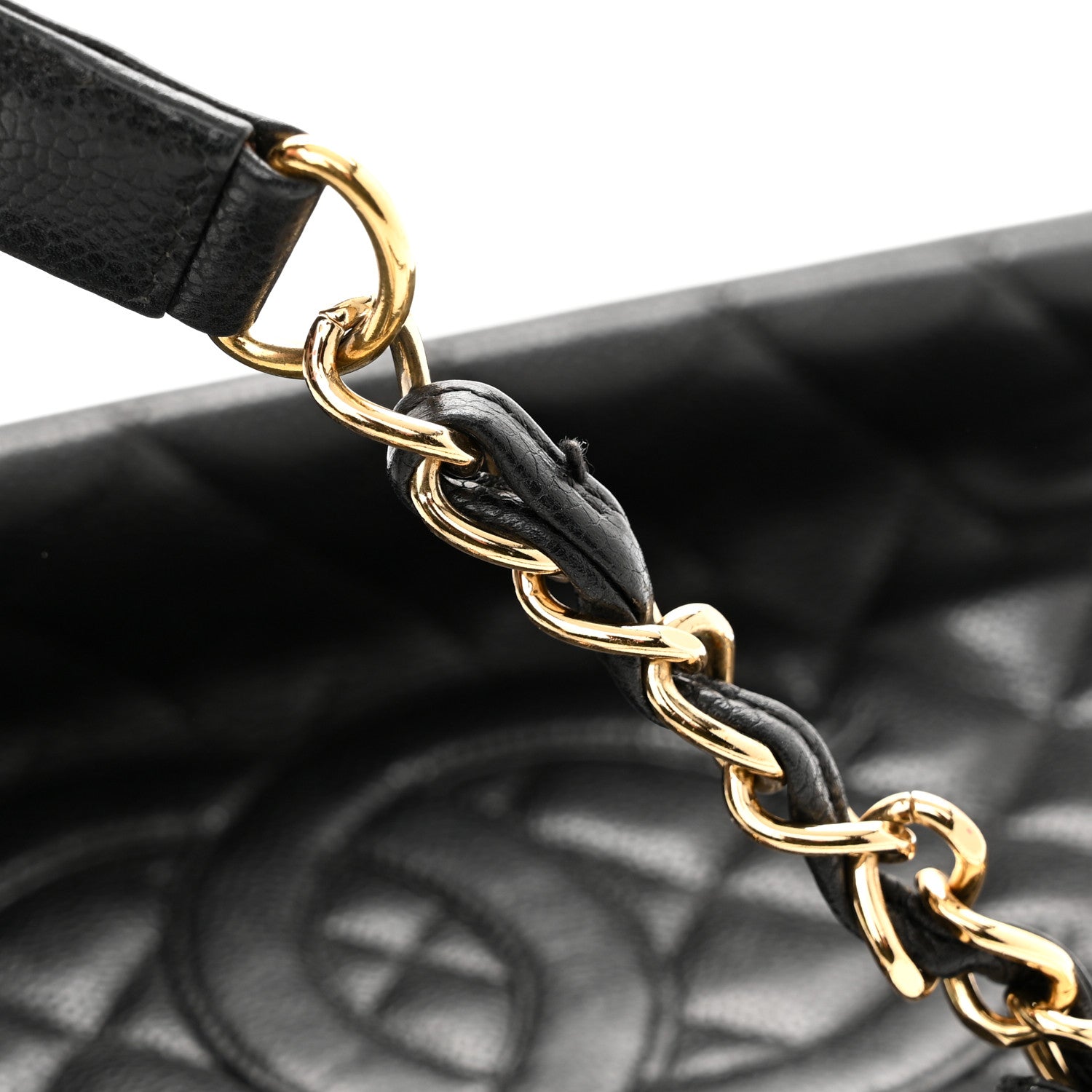 Chanel Caviar Quilted Grand Shopping Tote GST Black 15 of 18