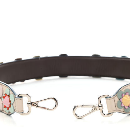 Fendi Vitello Dolce Flowerland Studded Strap You Camelia Moresco Multicolor 4 of 7