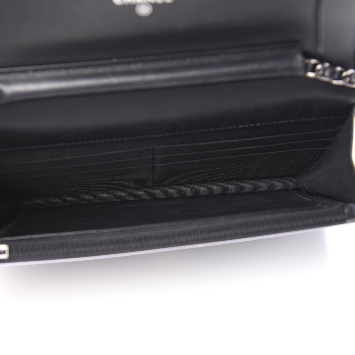 Chanel Lambskin Quilted Boy Wallet On Chain WOC Black 4 of 11