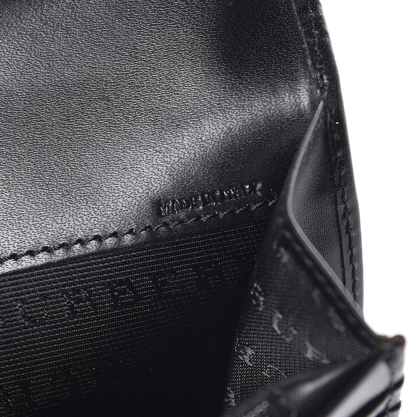 House Check Continental Wallet Black