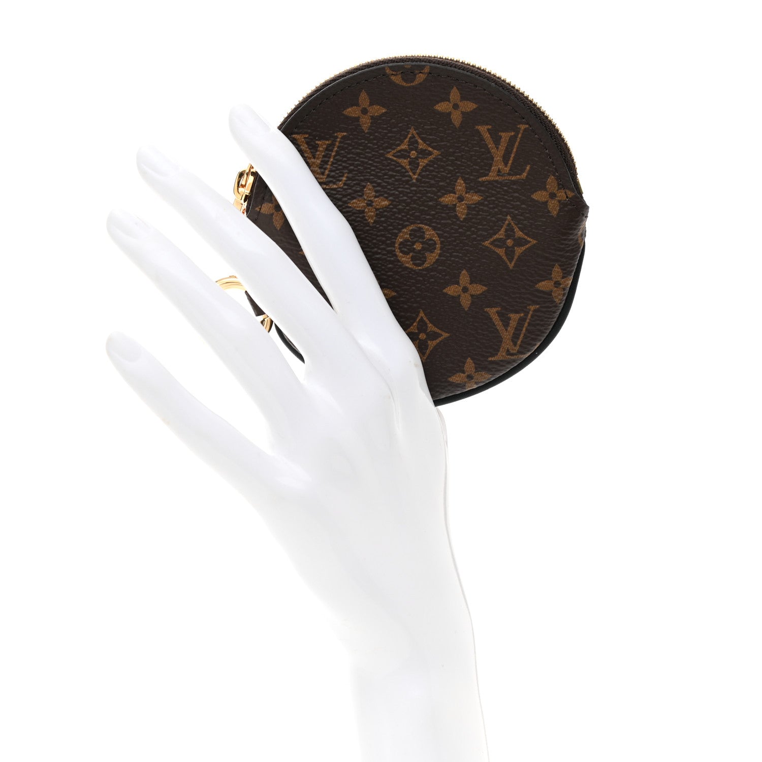 Louis Vuitton Mini Monogram Trio Pouch Round Coin Purse 2 of 7