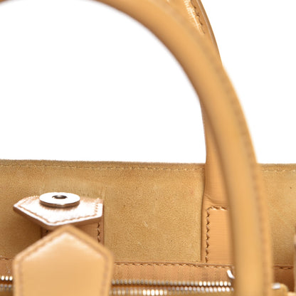 Fendi Vitello Vernice Camoscio Petite 2Jours Tote Alchemy Yellow 11 of 43
