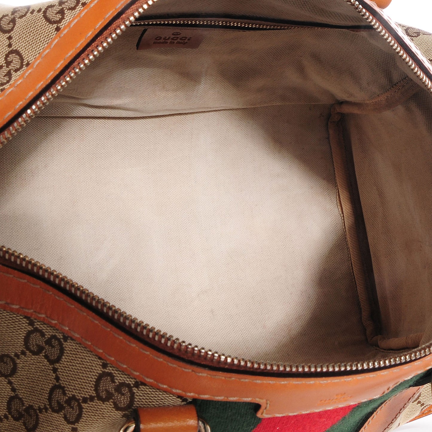 Monogram Vintage Web Medium Boston Tan