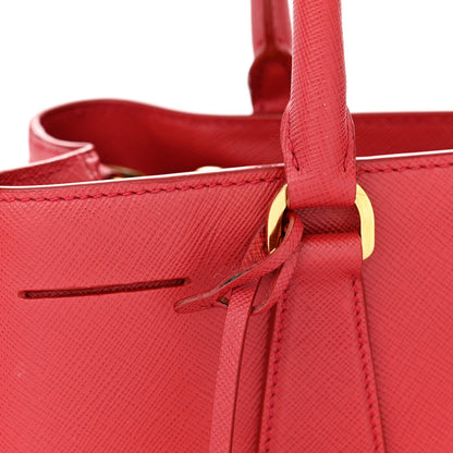 Prada Saffiano Lux Medium Tote Fuoco 11 of 11