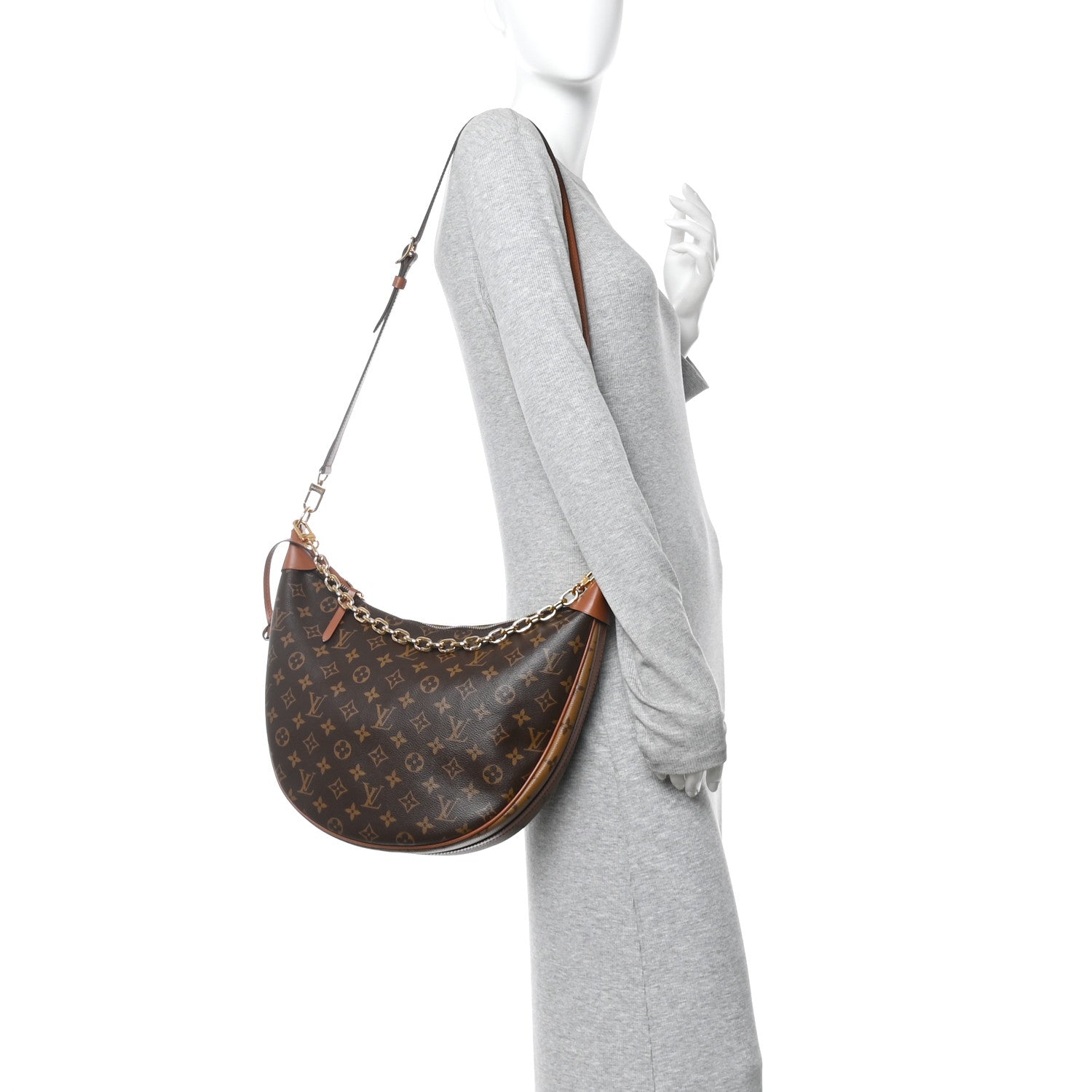 Louis Vuitton Reverse Monogram Loop Hobo 2 of 10
