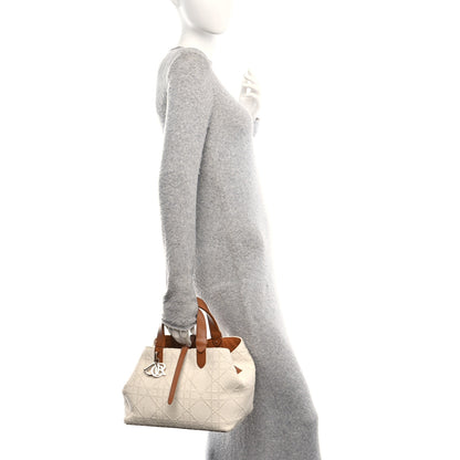 Christian Dior Cotton Pibiones Woven Macrocannage Medium Toujours Beige 3 of 13