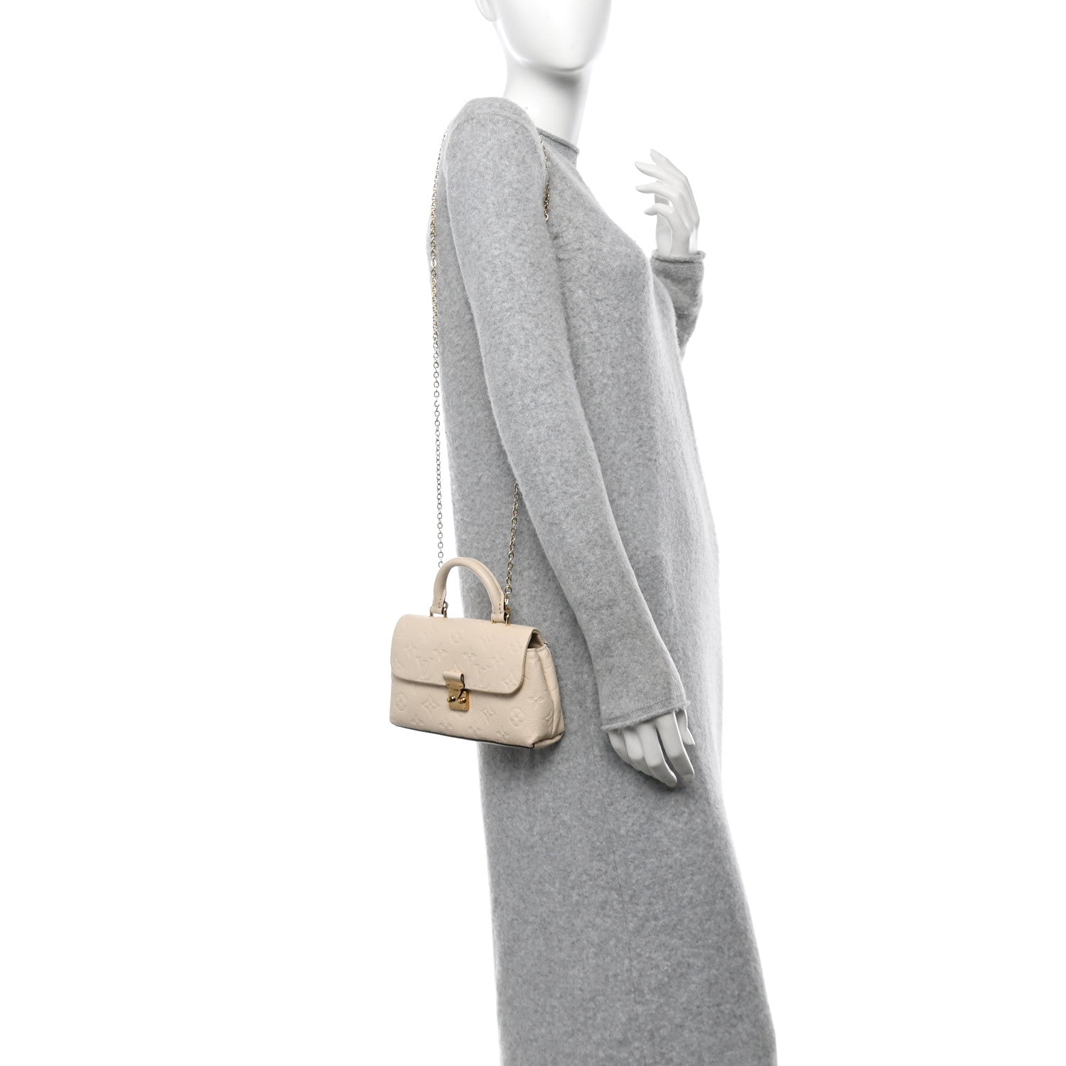 Louis Vuitton Empreinte Monogram Nano Madeleine Creme 2 of 10