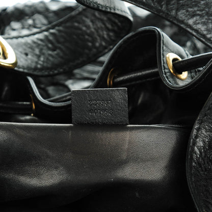 Gucci Python Medium Interlocking Icon Shoulder Bag Black 7 of 7