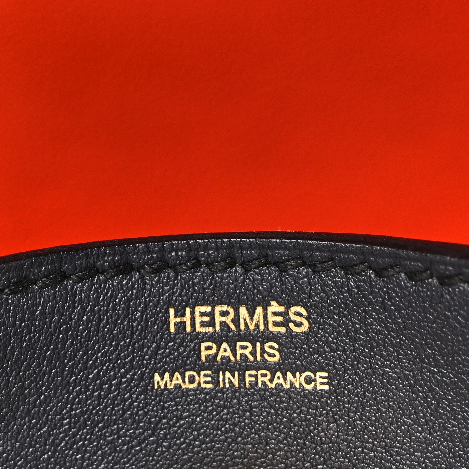 Hermes Swift Verso Lindy 26 Bleu Indigo Orange Poppy 6 of 10