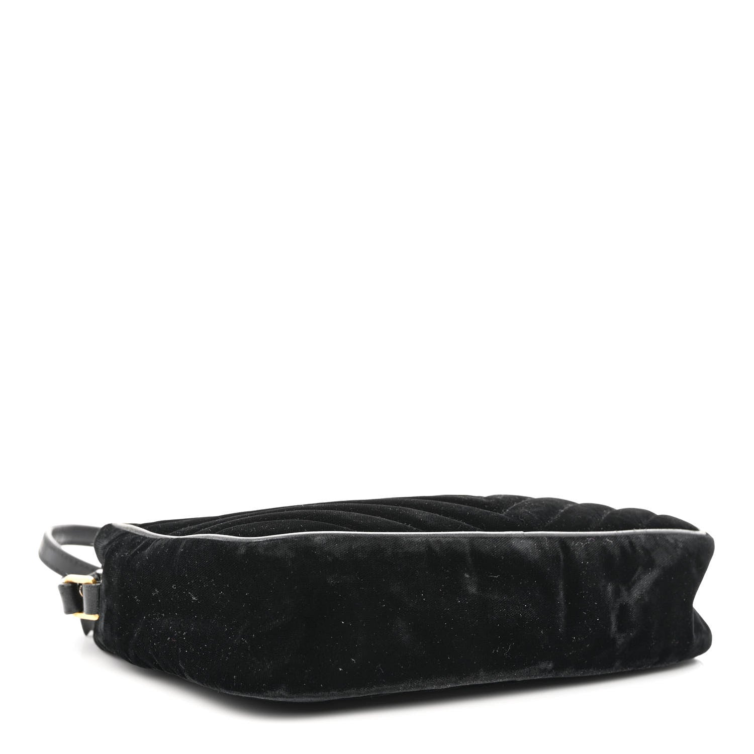 Saint Laurent Velvet Matelasse Monogram Lou Camera Bag Black 4 of 13