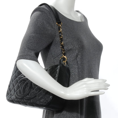Chanel Caviar Quilted Hobo Bag Black 2 of 7