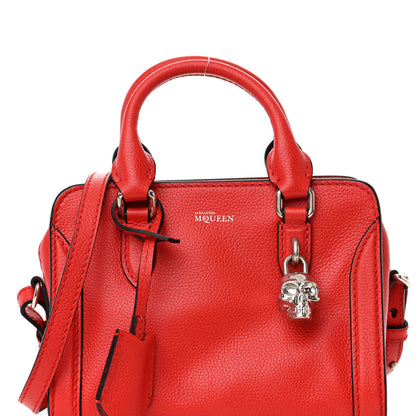Alexander McQueen Pebbled Calfskin Mini Padlock Tote Red 8 of 12