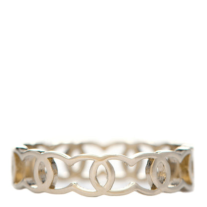 Chanel Metal CC Ring 6.75 Gold 1 of 4