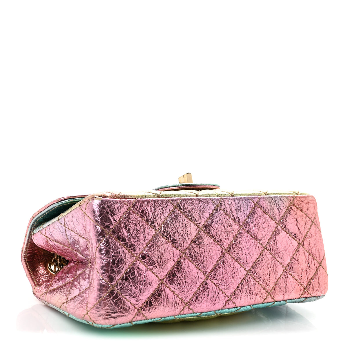 Chanel Metallic Goatskin Quilted Mini 2.55 Reissue Flap Multicolor 4 of 10