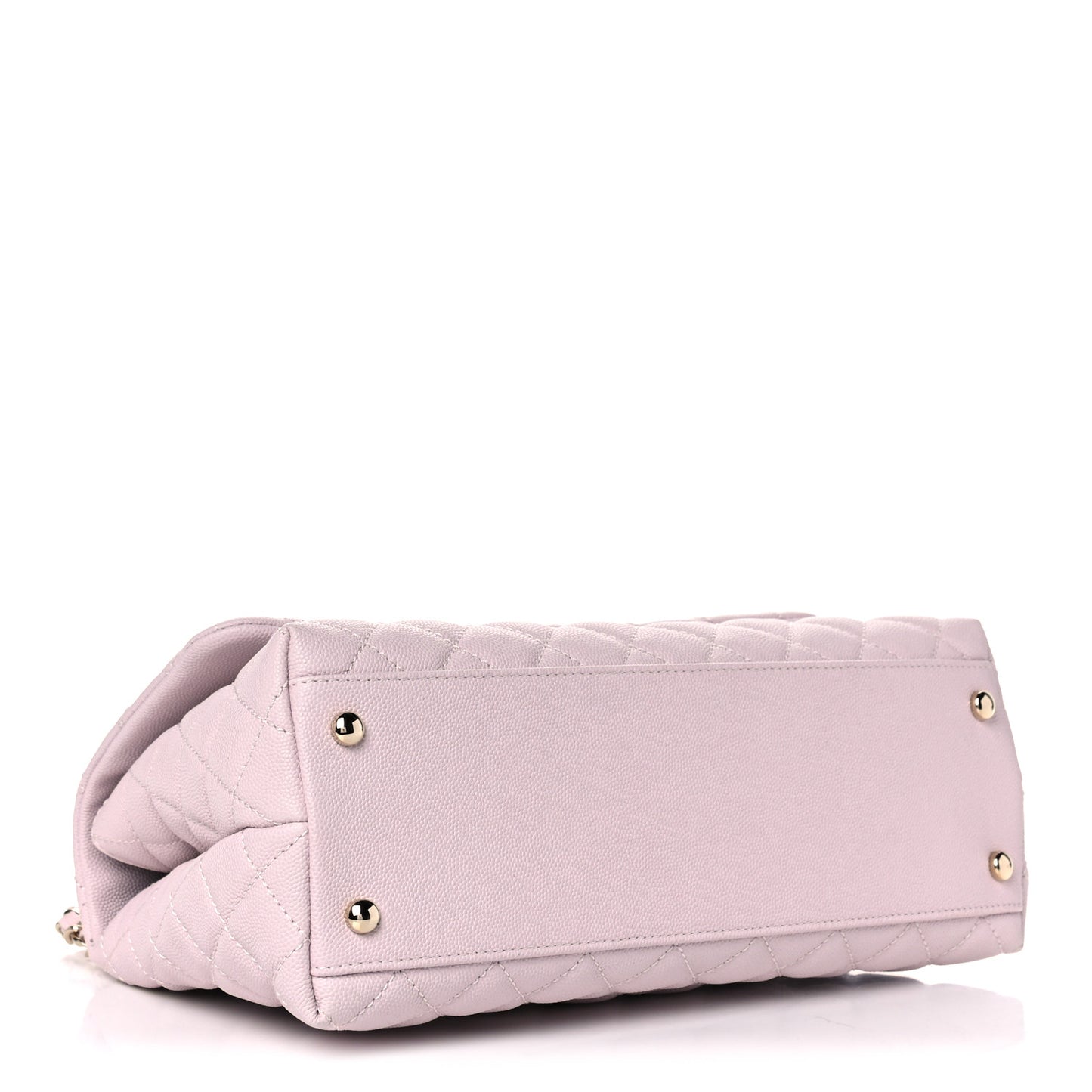 Caviar Quilted Small Coco Handle Flap Lilas Lilac
