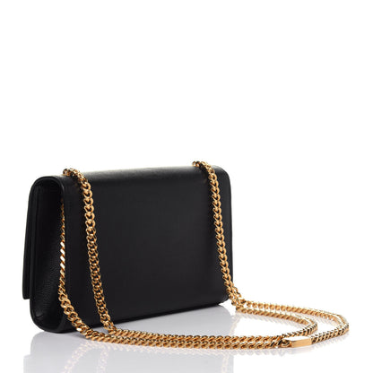 Saint Laurent Grain De Poudre Small Monogram Kate Satchel Black 2 of 10