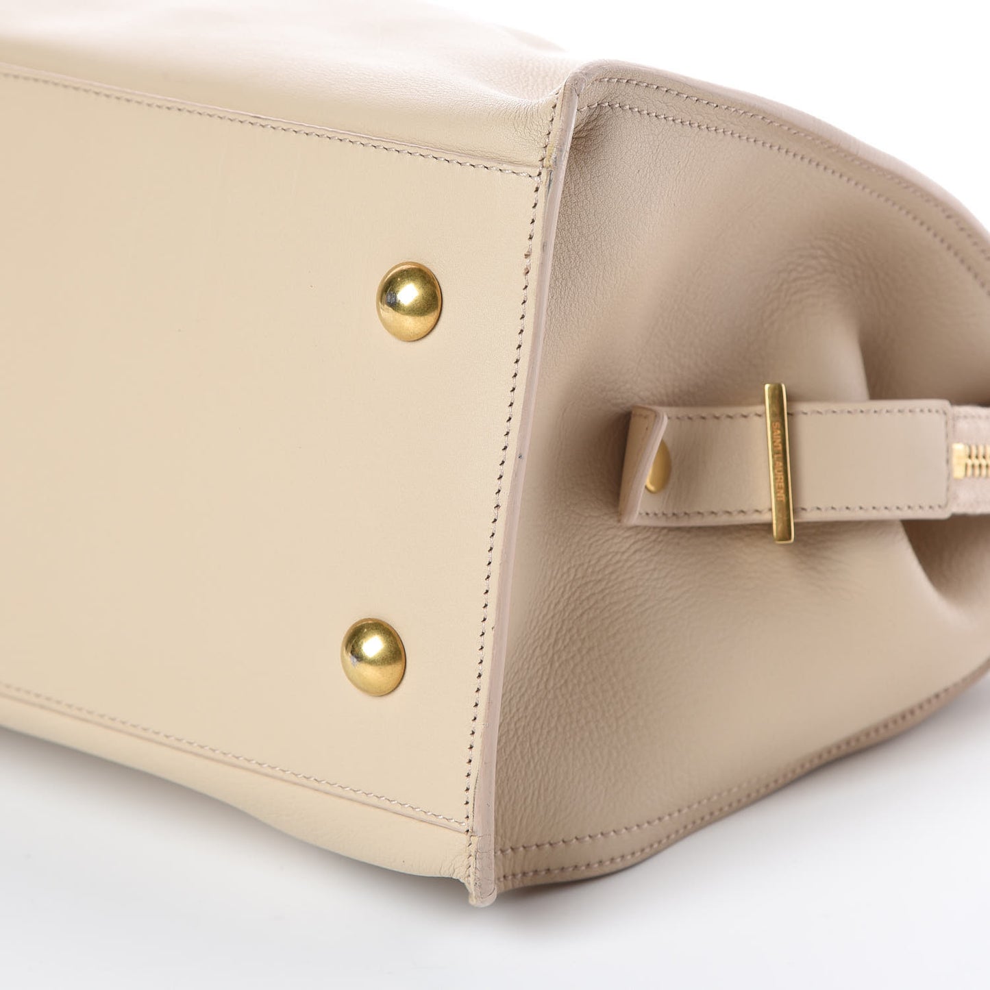 Calfskin Small Classic Y Cabas Beige