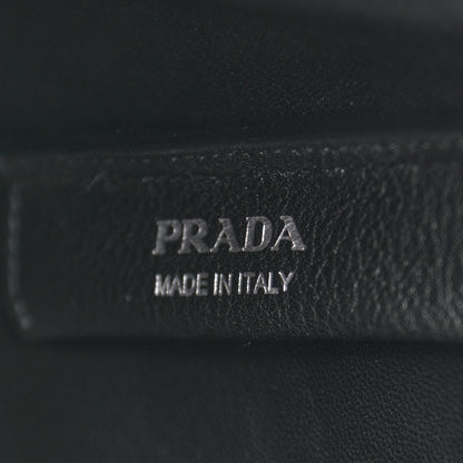 Prada Vitello Daino Soft Dynamique Hobo Black 6 of 10