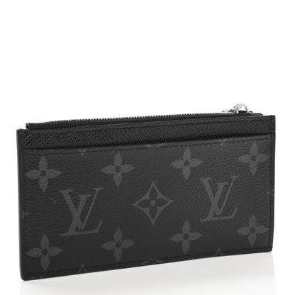 Louis Vuitton Taigarama Coin Card Holder Black 3 of 7