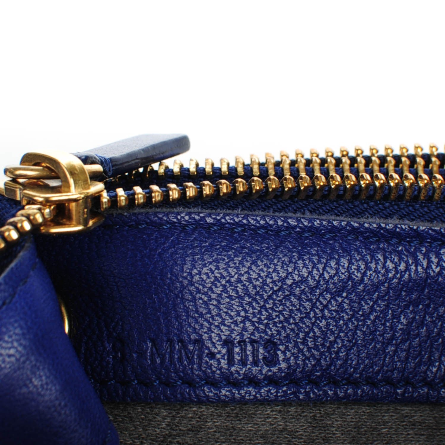 Celine Lambskin Large Trio Crossbody Bag Indigo 7 of 8
