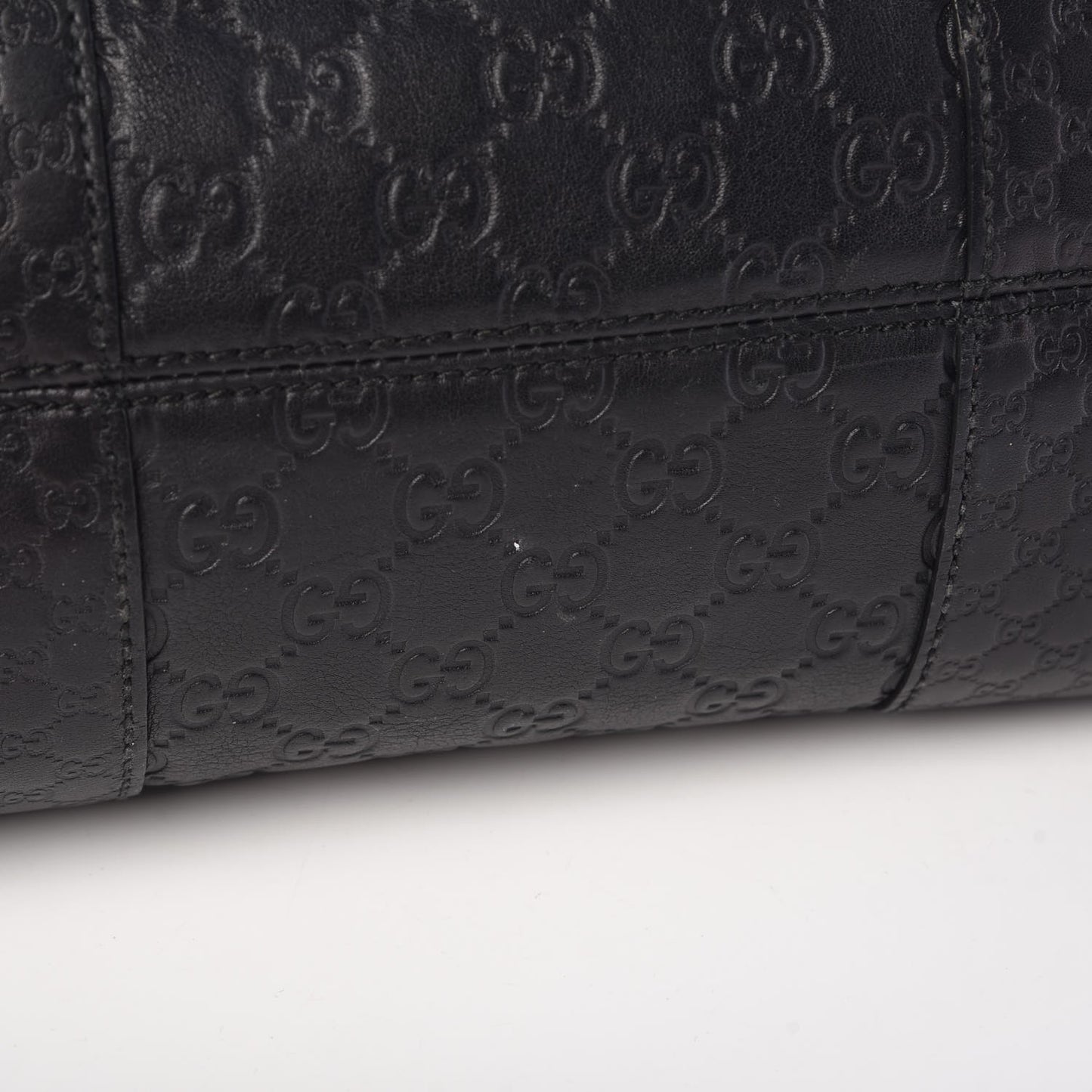 Guccissima Medium Bree Shoulder Bag Black