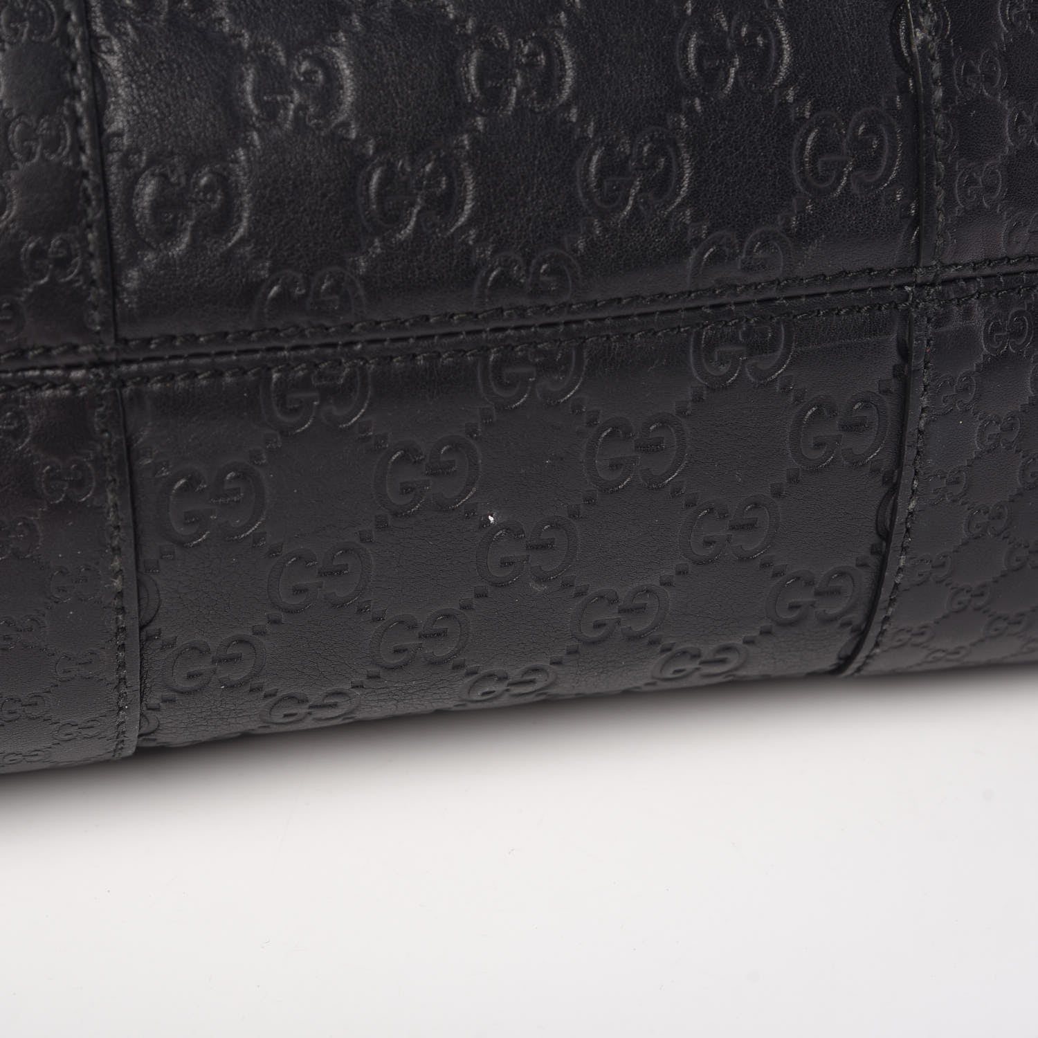 Gucci Guccissima Medium Bree Shoulder Bag Black 18 of 26