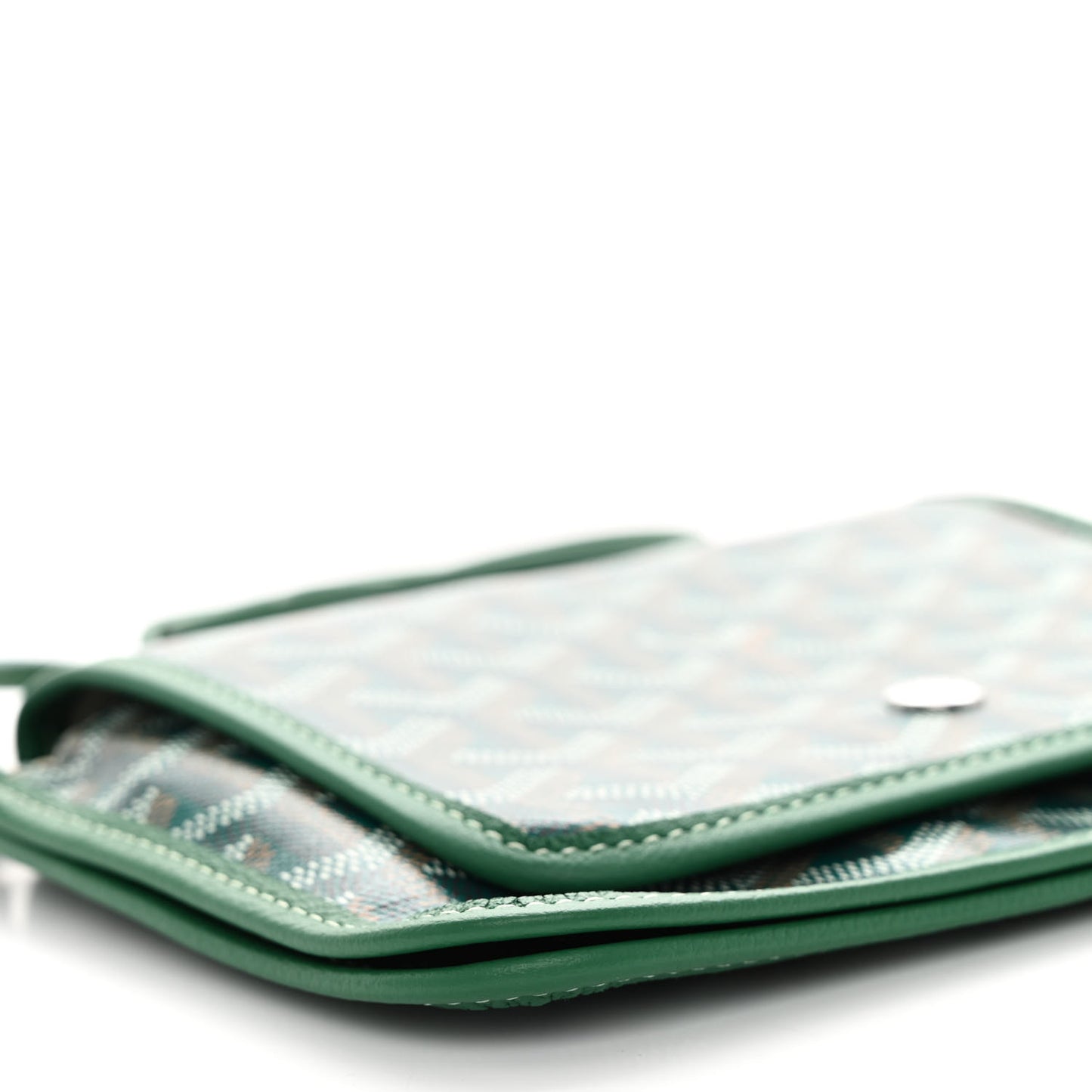 Goyardine Plumet Wallet Clutch Green