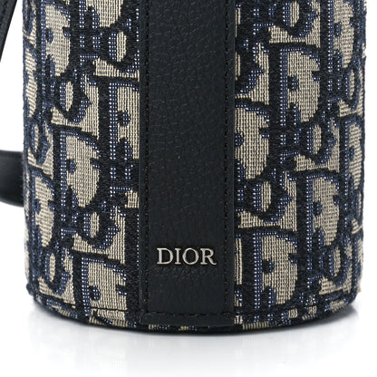 Christian Dior Oblique Vertical Roller Messenger Bag Blue 6 of 10